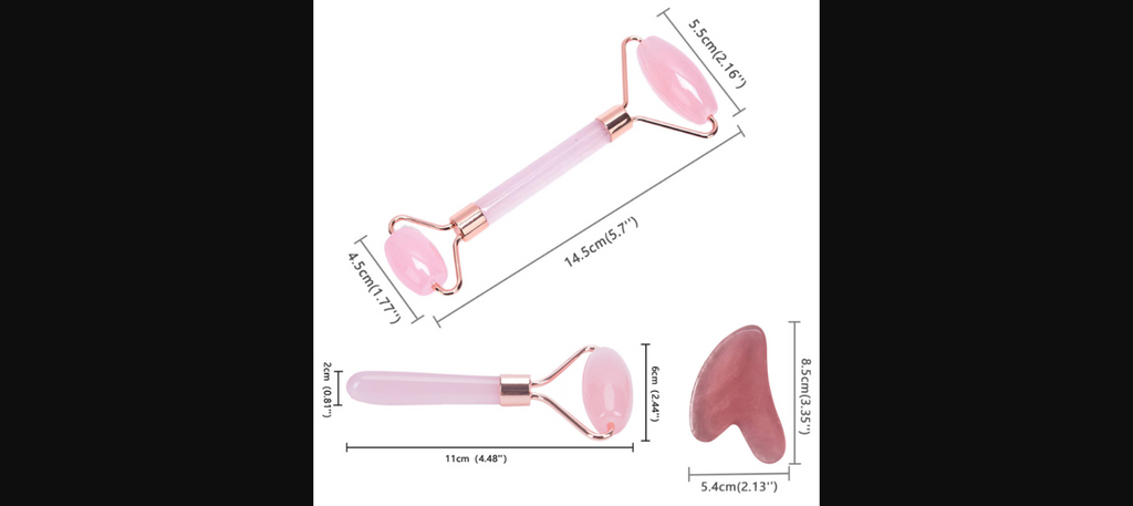 CryoGlow™ Ice Roller & Gua Sha Face Massager Set — De-Puff, Tighten & Sculpt