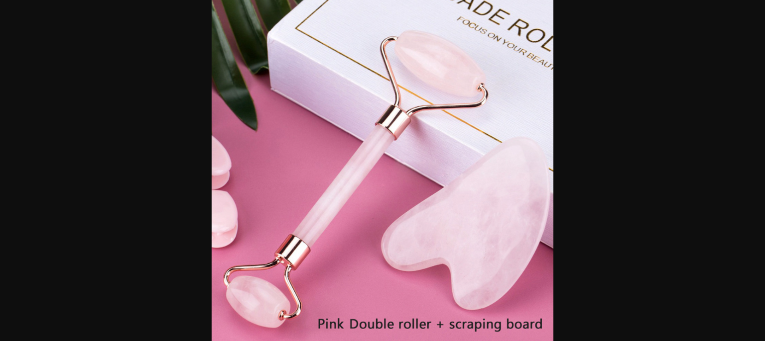 CryoGlow™ Ice Roller & Gua Sha Face Massager Set — De-Puff, Tighten & Sculpt