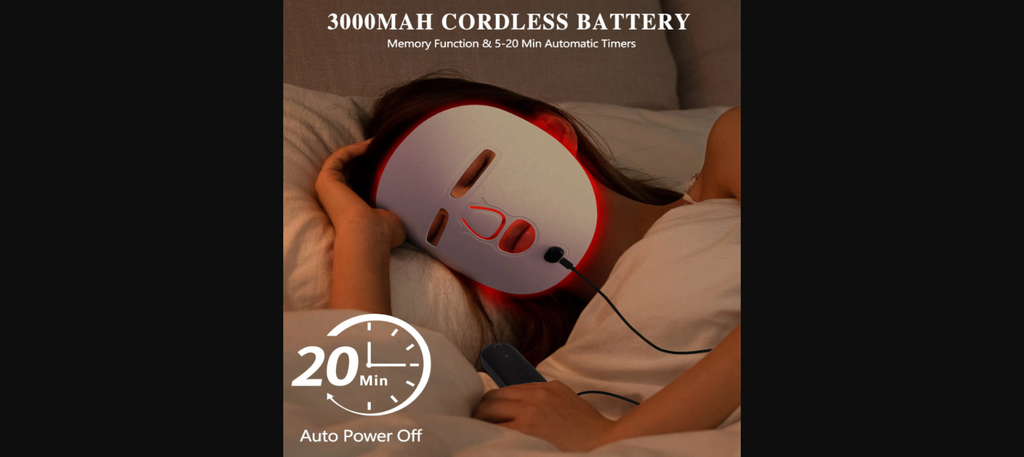 GlowPro™ LED Light Therapy Face Mask — 7 Color Red Light Therapy for Skin Rejuvenation